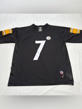 NFL Team Ben Roethlisberger Pittsburgh Steelers #7 Jersey Youth Boys Large 14/16